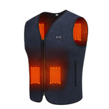 Gilet chauffant électrique femme | VETCHAUD™ veste chauffante Vêtement-chauffant.com 