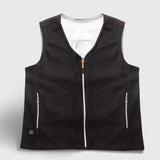 Gilet chauffant électrique moto – 5 zones USB sous blouson | VETCHAUD™ - vetement chauffant