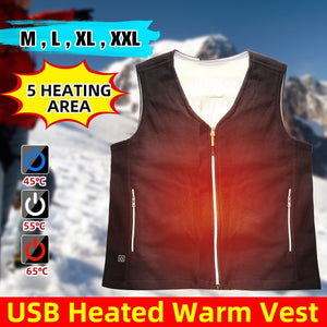 Gilet chauffant électrique moto – 5 zones USB sous blouson | VETCHAUD™ - vetement chauffant