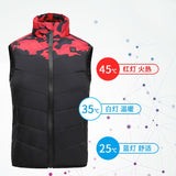 Gilet chauffant enfant camouflage gris – 3 zones infrarouge USB | VETCHAUD™ - vetement chauffant