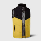 Gilet chauffant femme 9 zones double contrôle – coloris jaune et noir | VETCHAUD™ - vetement chauffant