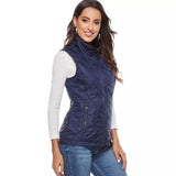 Gilet chauffant femme sans manches 9 zones – double contrôle avant/arrière | VETCHAUD™ - vetement chauffant