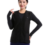 Gilet chauffant femme taille S – 5 zones USB sous - vêtement thermique | VETCHAUD™ - vetement chauffant