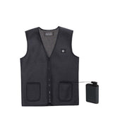 Gilet chauffant femme taille S – 5 zones USB sous - vêtement thermique | VETCHAUD™ - vetement chauffant