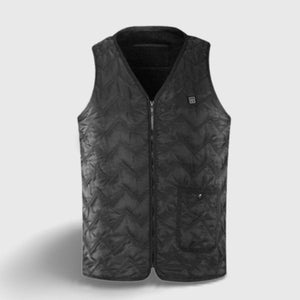 Gilet chauffant femme ultra fin – 3 zones USB sous pull | VETCHAUD™ - vetement chauffant
