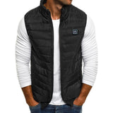 Gilet chauffant homme 2 zones USB – coupe - vent pour le ski et le quotidien | VETCHAUD™ - vetement chauffant