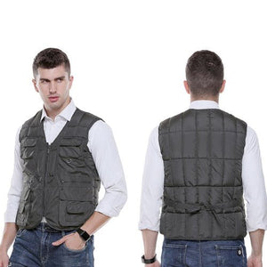 Gilet chauffant pour la chasse USB – 1 zone dos infrarouge | VETCHAUD™ - vetement chauffant