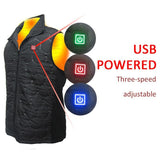Gilet chauffant pour motard USB – 3 zones léger sous blouson | VETCHAUD™ - vetement chauffant