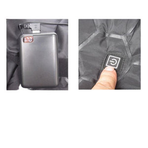 Gilet chauffant pour motard USB – 3 zones léger sous blouson | VETCHAUD™ - vetement chauffant