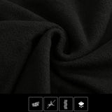 Gilet chauffant sans manches en polaire noire – 5 zones infrarouge | VETCHAUD™ - vetement chauffant