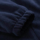 Gilet chauffant sans manches en polaire noire – 5 zones infrarouge | VETCHAUD™ - vetement chauffant