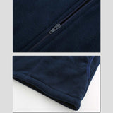 Gilet chauffant sans manches en polaire noire – 5 zones infrarouge | VETCHAUD™ - vetement chauffant