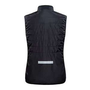 Gilet chauffant unisexe noir – 3 zones USB sans manches | VETCHAUD™ - vetement chauffant