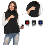 Gilet chauffant USB femme ultra fin – 5 zones infrarouge | VETCHAUD™ - vetement chauffant