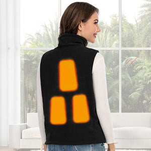 Gilet chauffant USB femme ultra fin – 5 zones infrarouge | VETCHAUD™ - vetement chauffant