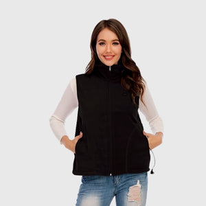 Gilet chauffant USB femme ultra fin – 5 zones infrarouge | VETCHAUD™ - vetement chauffant