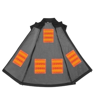 Gilet chauffant USB unisexe 5 zones – homme et femme | VETCHAUD™ - vetement chauffant