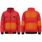 Manteau chauffant homme 7 zones – poitrine et dos au chaud | VETCHAUD™ - vetement chauffant