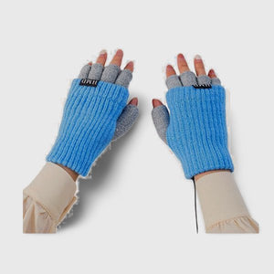 Mitaine chauffante bleue USB ordinateur - vetement chauffant