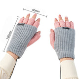 Mitaine chauffante gris et rose USB ordinateur - vetement chauffant