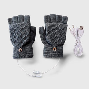 Mitaine chauffante pour homme et femme sans doigts - vetement chauffant