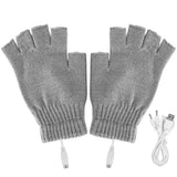 Mitaine chauffante USB grise sans doigts - vetement chauffant