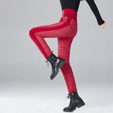 Pantalon chauffant femme pantalon Boutique N°1 de vêtement chauffant Rouge XS 