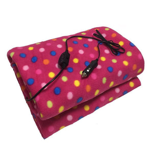 Plaid voiture - vetement chauffant