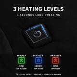 Survêtement chauffant fibre de carbone – chaleur jusqu'à 55°C | VETCHAUD™ - vetement chauffant
