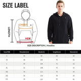 Sweat chauffant USB noir à capuche 5 zones – usage urbain quotidien | VETCHAUD™ - vetement chauffant