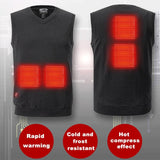 T-shirt chauffant homme 3 zones – sous - couche thermique discrète | VETCHAUD™ - vetement chauffant