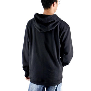 Veste à capuche chauffante noire – tête et buste protégés | VETCHAUD™ - vetement chauffant