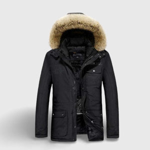 Veste chauffante avec fourrure | VETCHAUD™ veste chauffante Vêtement-chauffant.com 