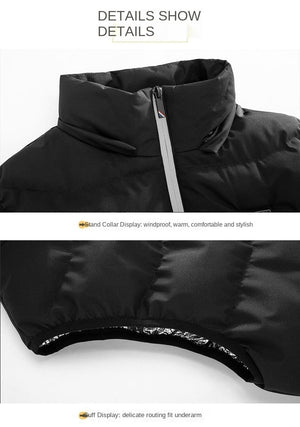 Veste chauffante bleue 3XL – grande taille et style affirmé en hiver | VETCHAUD™ - vetement chauffant