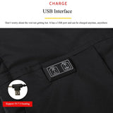 Veste chauffante bleue à 11 zones de chauffe - vetement chauffant