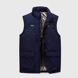 Veste chauffante bleue à 11 zones de chauffe - vetement chauffant