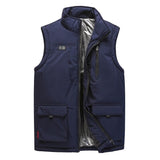 Veste chauffante bleue à 11 zones de chauffe - vetement chauffant