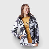 Veste chauffante camouflage femme – forêt et outdoor au féminin | VETCHAUD™ - vetement chauffant