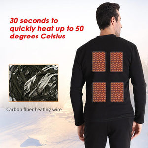 Veste chauffante chasse 4 zones fine – concentration sur le gibier | VETCHAUD™ - vetement chauffant