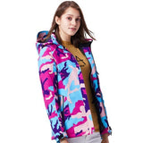 Veste chauffante colorée femme sport – sport d'hiver en couleurs | VETCHAUD™ - vetement chauffant