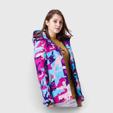 Veste chauffante colorée femme sport – sport d'hiver en couleurs | VETCHAUD™ - vetement chauffant