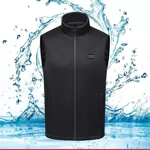 Veste chauffante de travail 9 zones étanche – professionnels extérieur | VETCHAUD™ - vetement chauffant