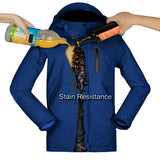 Veste chauffante de travail bleue imperméable – usage quotidien professionnel | VETCHAUD™ - vetement chauffant