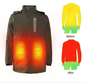Veste chauffante de travail professionnelle - vetement chauffant