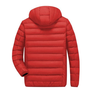 Veste chauffante électrique 11 zones manches longues rouge USB 5V | VETCHAUD™ - vetement chauffant