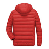 Veste chauffante électrique 11 zones manches longues rouge USB 5V | VETCHAUD™ - vetement chauffant