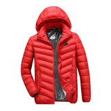 Veste chauffante électrique 11 zones manches longues rouge USB 5V | VETCHAUD™ - vetement chauffant