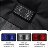 Veste chauffante électrique à manche courte noire | VETCHAUD™ veste chauffante vêtement-chauffant 