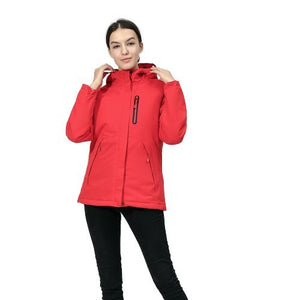 Veste chauffante électrique femme fuchsia – couleur et liberté en hiver | VETCHAUD™ - vetement chauffant