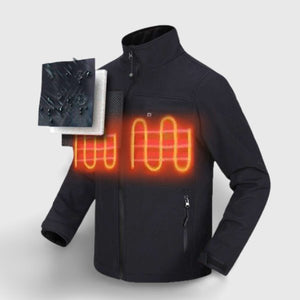 Veste chauffante électrique homme batterie 7.4V – 40 à 60°C | VETCHAUD™ - vetement chauffant